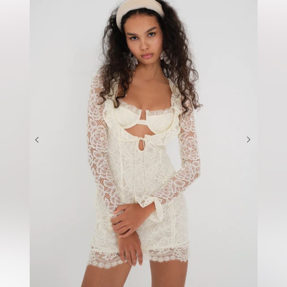 For Love & Lemons Tulip Mini Dress